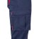 Pantalón elástico bicolor fides con seis bolsillos funcionales Azul marino/Rojo detalle 39