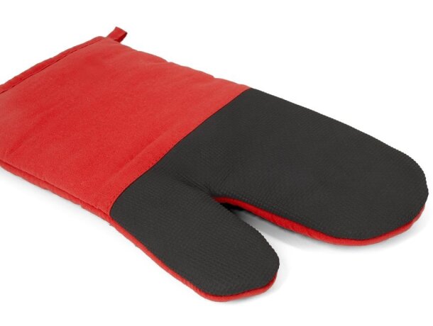 Guante de cocina Lawson con silicona termorresistente Rojo detalle 11