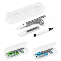 Set geometría Geom con brújula y portaminas