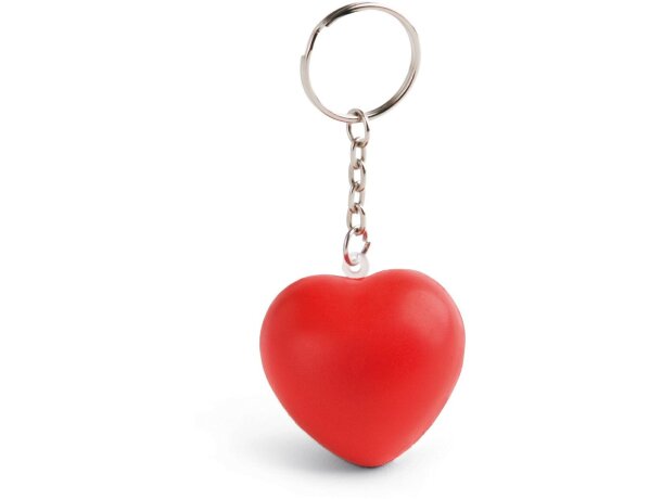 Llavero antiestrés corazón personalizado