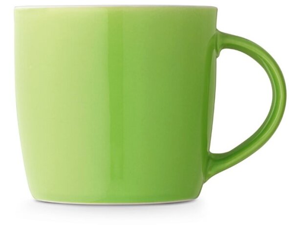 Taza Comander de ceramica para café de 370 ml Verde claro detalle 13