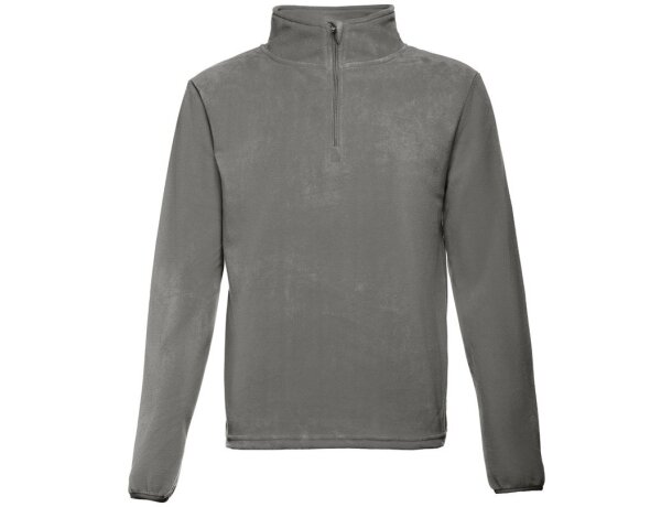 Polar vienna unisex de poliéster con cremallera de 1/4 Gris detalle 8
