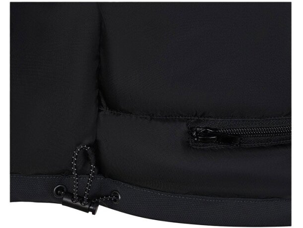 Chaqueta acolchada VL Nyx reciclada repelente al agua unisex Gris detalle 18