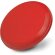 Frisbee de polipropileno en varios colores personalizado rojo