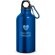 Botella deportiva de aluminio con mosquetón azul royal
