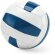 Pelota de voleibol nanga en pvc tamaño 5 rayas azules y blancas detalle 1