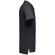 Polo Adam de algodón piqué cardado con cuello canalé Negro detalle 93