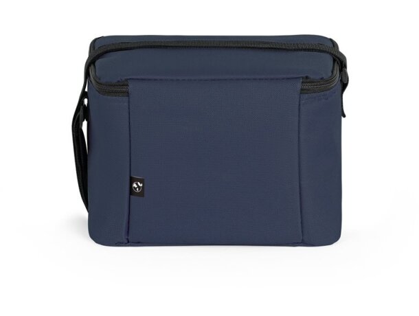 Bolsa térmica Cancun poliéster reciclado 600D con interior PEVA Azul detalle 14