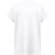 Camiseta Sofia regular blanca de algodón sostenible para mujer Blanco detalle 2