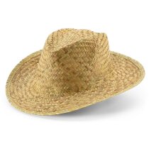 Sombrero de paja talla única personalizado natural
