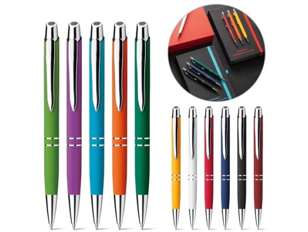 Bolígrafo de aluminio MARIETA SOFT personalizado