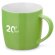 Taza de ceramica para café de 370 ml verde claro