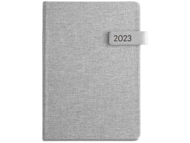 Agenda Andresen A5 en rPET gris claro