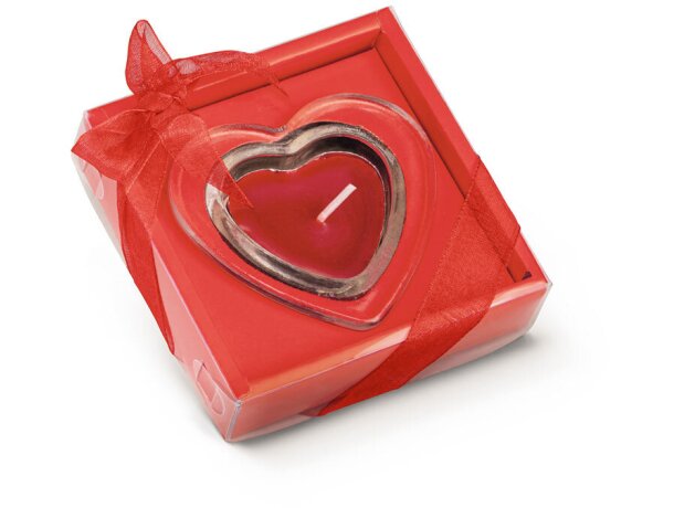 Vela Con Forma De Corazón Para Bodas detalle 1
