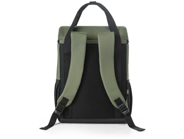 Mochila térmica Roma L de poliéster reciclado 600D ripstop 16L Verde oscuro detalle 4