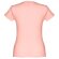 Camisetas manga corta corte entallado de algodón 150 g/m2 Thc Sofia Salmón detalle 11
