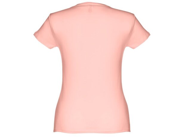 Camisetas manga corta corte entallado de algodón 150 g/m2 Thc Sofia Salmón detalle 11