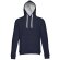 Sudadera Moscow unisex con capucha, bolsillo marsupial y cordones Azul marino detalle 21