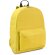Mochila de colores con espalda acolchada amarilla