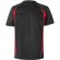 Camiseta técnica ojo de pájaro bicolor VL Slayer Negro/Rojo