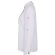 Chaqueta cocina mujer Thoth algodón y poliéster reciclado Blanco detalle 3