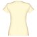 Camisetas manga corta corte entallado de algodón 150 g/m2 Thc Sofia Amarillo pastel detalle 17