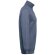 Sudadera Budapest unisex con cremallera y cinturilla canalé Azul matizado detalle 4