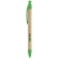 Bolígrafo Remi papel craft con punta de plástico verde