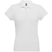 Polo mujer Eve Wh blanco algodón manga corta