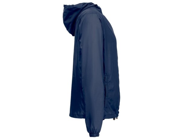 Cortavientos thc dubliners unisex nailon reciclado con capucha Azul detalle 16