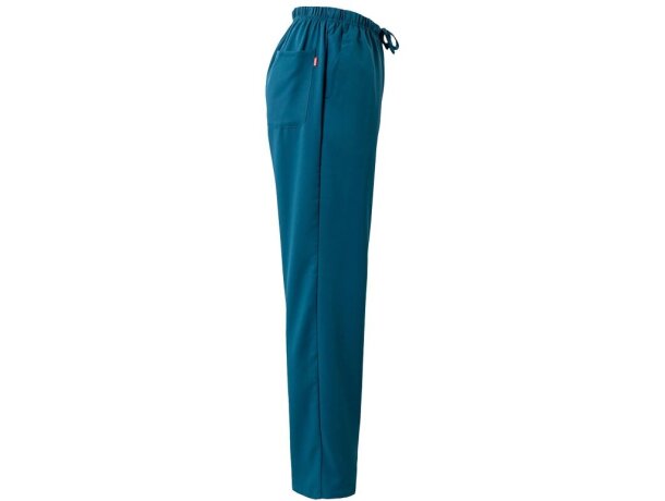 Pantalon freyr microfibra repelente a líquidos unisex sanitario Azul petróleo detalle 6