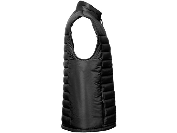 Chaleco acolchado THC Cloud nailon reciclado unisex Negro detalle 8