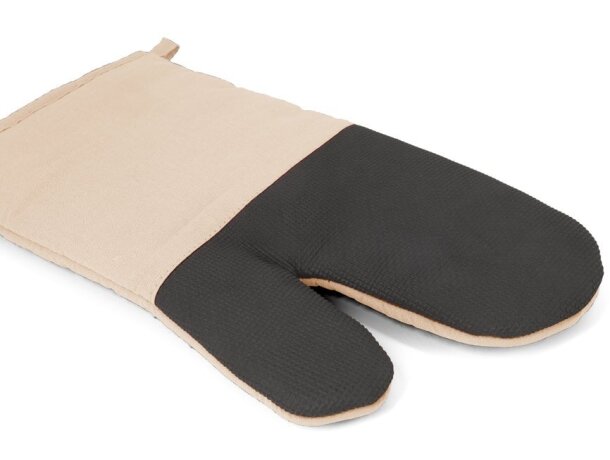 Guante de cocina Lawson con silicona termorresistente Beige detalle 4