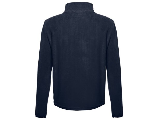 Polar vienna unisex de poliéster con cremallera de 1/4 Azul marino detalle 3