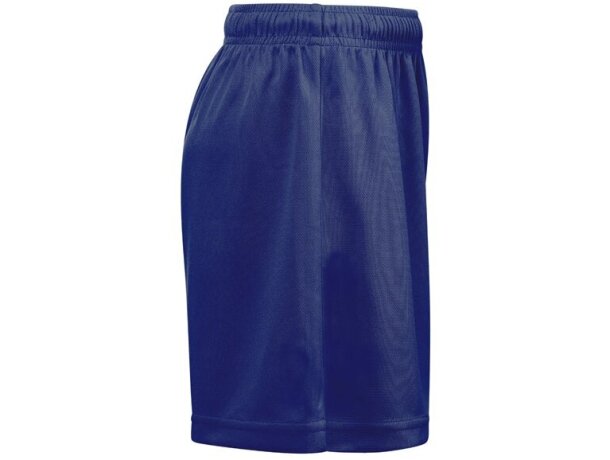 Pantalón corto deportivo infantil Match Kids poliéster reciclado Azul marino detalle 5
