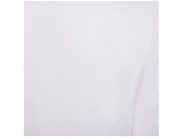 Chaqueta de cocina Agni unisex tejido COOLMAX transpirable Blanco detalle 5