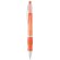 Bolígrafo de plástico ergonómico naranja