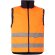 Chaleco acolchado reversible Diana con bolsillos y reflectantes Naranja detalle 7