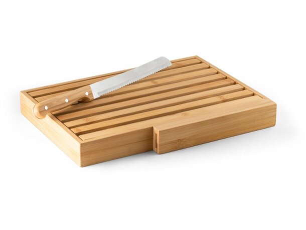 Tabla Passard de pan con cuchillo Natural detalle 5