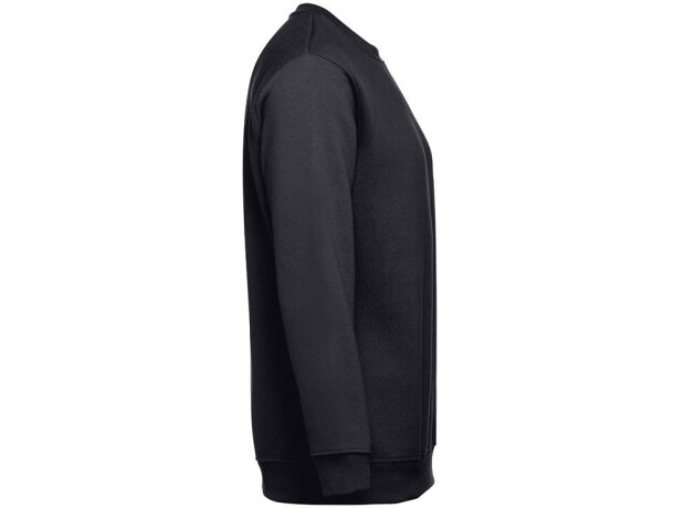 Sudadera unisex THC Delta II interior cardado gramaje 300 g/m² Negro detalle 3