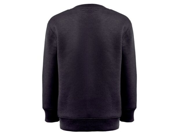 Sudadera niño Delta Kids algodón reciclado 300 g/m² Negro detalle 15