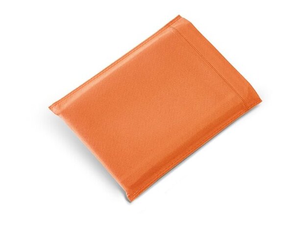 Bloc de notas de polipiel con funda naranja