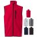 Chaleco soft shell Varuna con forro polar y cremallera invertida detalle 1
