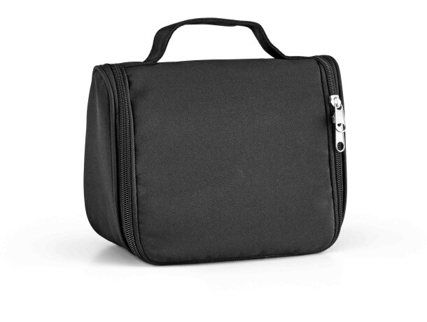 Neceser con varios bolsillos negro merchandising