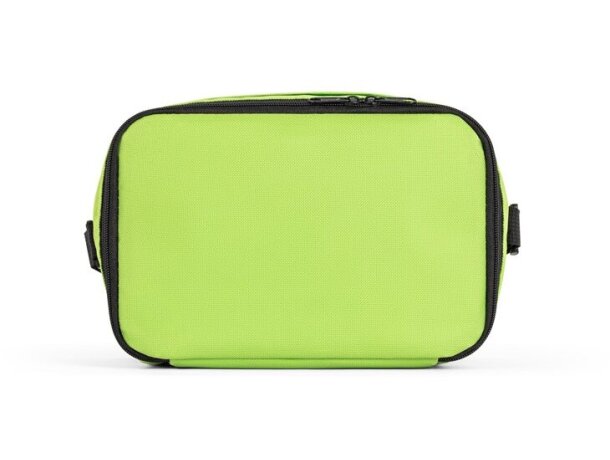 Bolsa térmica Cancun poliéster reciclado 600D con interior PEVA Verde claro detalle 5