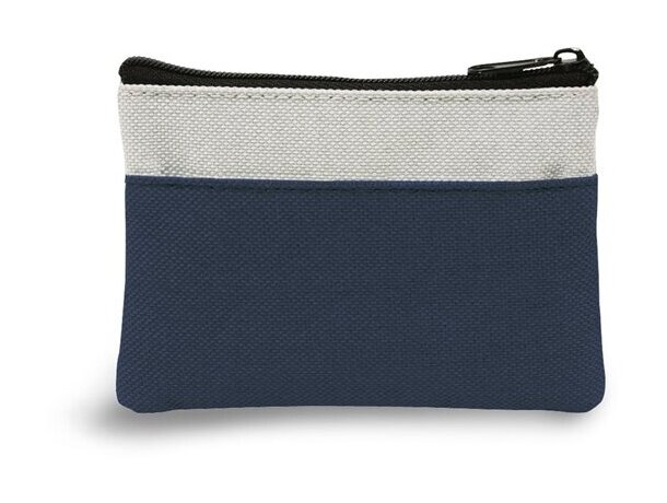 Monedero poli&eacute;ster bicolor en variados colores Hi!dea Verde claro detalle 1