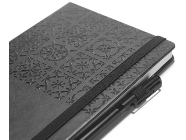 Tiles notebook. bloc de notas tiles negro