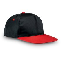 Gorra de diseño combinada roja