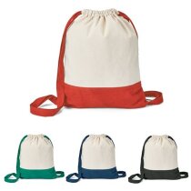 Mochila algodón natural 180g cordones Romford