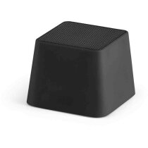 Altavoz mini de goma personalizado negro Altavoz mini de goma personalizado negro